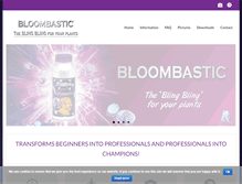 Tablet Screenshot of bloombastic.com